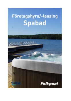 Företags leasing spabad broschyr